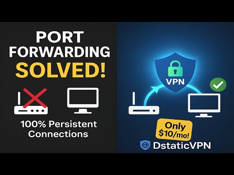 How To Port Forward For Free? Static IP VPN | DStaticVPN