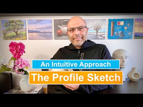 Sketching the Head in Profile | An Intuitive Approach