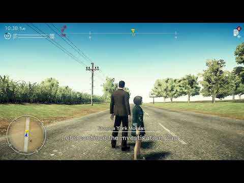 Deadly Premonition 2: Agent York tries to escape the game