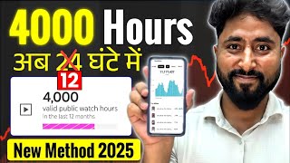 Watch Time Kaise Badhaye | 4000 hours watch time kaise Complete kare | Watch time kaise badhaen