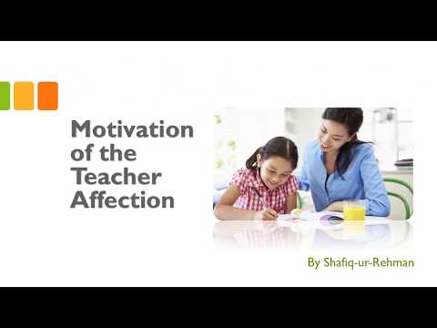 How do Motivation of the Teacher Affection Works ?