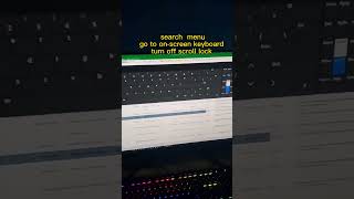 enable arrow down #easypc #techtips #techiteasy