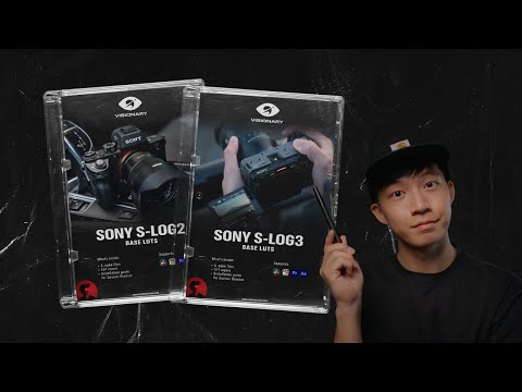 CINEMATIC Conversion LUTs for Sony S-Log3 & S-Log2 | Visionary Base LUTs