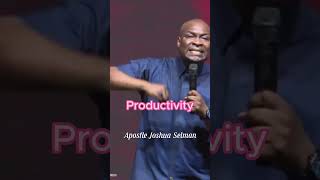"Maximizing Productivity: Lessons from Apostle Joshua Selman"  #koinoniaglobal #inspiration