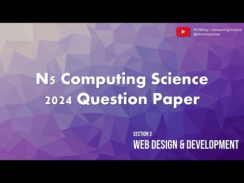 N5 Computing 2024 17-18