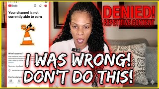 YouTube Denied My Monetization: Here's Why