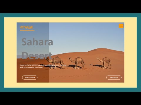 Make a Website Header | Using HTML, CSS |