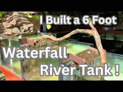 I Built a 6FT Waterfall River Tank — You’ve NEVER Seen an Aquarium Like This!