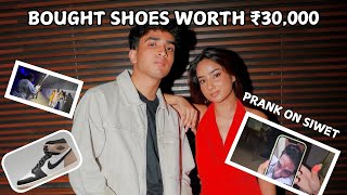 BROTHER GIFTED ME SHOES 💸 / DRUNK PRANK ON SIWET 😅😅. #shyrinnanicka