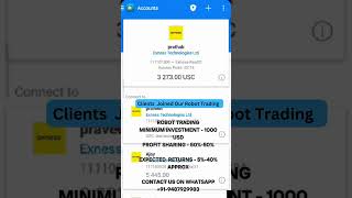 MYBOT - FX ROBOTRADE New accounts enrolled in our Mybot Robotrading