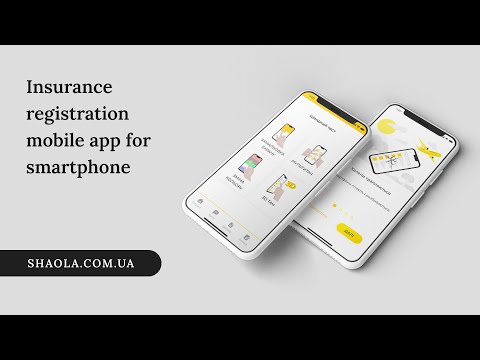 Insurance registration mobile app for smartphone