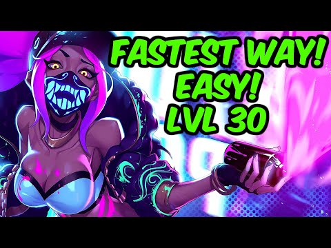 Fastest Way To Level 30 in League of Legends Season 12