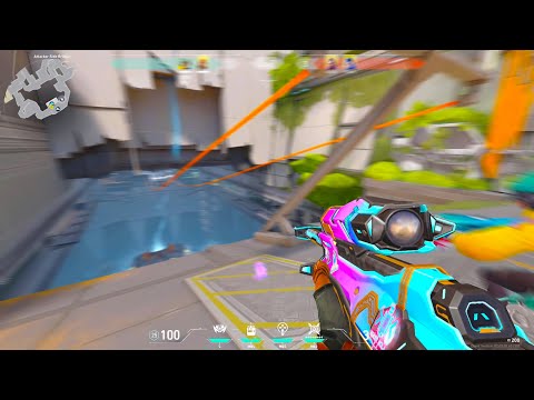 Aggressive RAZE plays on Valorants NEW map Fracture