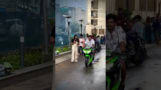 Cute Girls Reaction😍 #roadragewithchapri #automobile #internetcelebrity #zx10r #extremeroadrage #