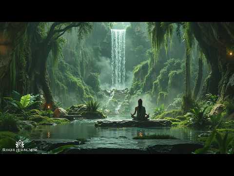 Zen Waterfall Sanctuary | Harmony with Nature, Restore Balance & Calm Mind | Deep Meditation Music