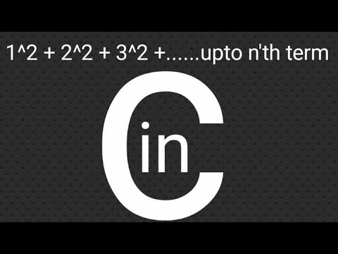 1^2+2^2+3^2+4^2+........N^2 upto n'th term in c programming bangla tutorial by coding with tarek