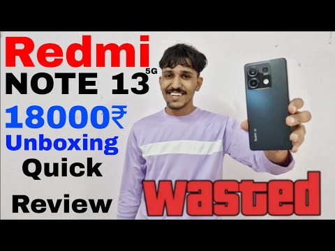 Redmi Note 13 5 Unboxing And Review / Technical Ajju 0001 / Waste Or Best /