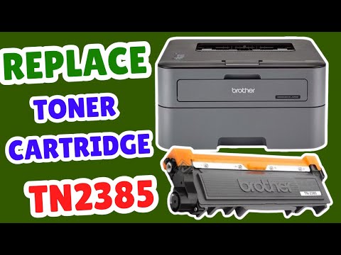 How to Replace the Toner Cartridge in a Brother HL L2321D Printer
