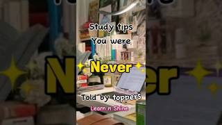 #✨🌷StudyTips#Toppersecrets#motivation#studyToSuccess#viral#trending#shortsfeed
