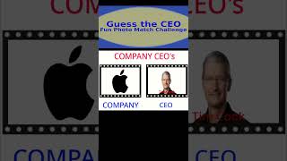 #9 Match the Face to the Company CEO!#TechChallenge #GuessTheCEO #PhotoMatch #EntrepreneurLife