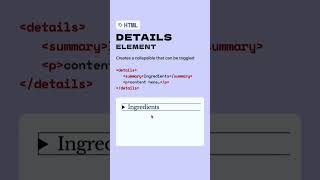 📑 "Unlocking the Details Element with CSS3! ✨💻||#shorts #short #viralshort #video #ai #js #animation