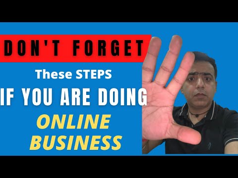 START ONLINE BUSINESS IN 5 STEPS ! HINDI