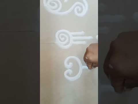 Sanskar bharti symbols Rangoli art by Sangita wagh #rangoliart #rangoli #rangolidesign#rangolishorts