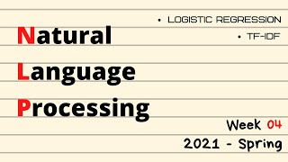 Natural language processing. Week 04. Part I. TF-IDF