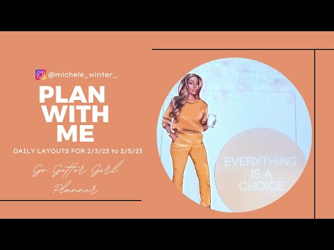 Plan With Me | DAILY LAYOUT - FEB 3rd to the 5th | #planwithme #gogettergirl #planning