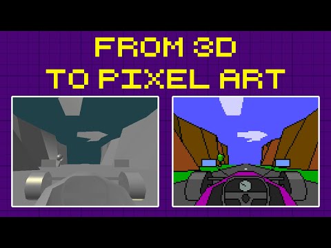 Retro Racer Using Blender 3D Models – Showcase