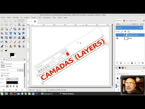 GIMP 2.10.x - operações básicas com camadas (layers)