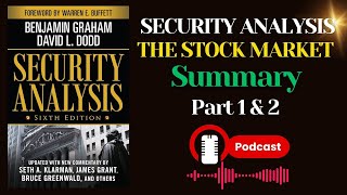 Security Analysis Summary Part 1&2 Podcast | #Podcast #booktube #Booksummary #SecurityAnalysis