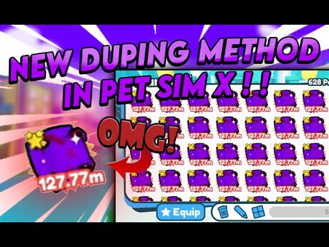 [🌟BEST SCRIPT🌟] PET SIMULATOR X DUPE SCRIPT 2021