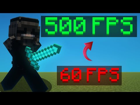 How to ACTUALLY DOUBLE Your FPS in Minecraft! (No More Lag!)