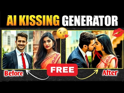 Free AI Kissing Video Generator | 2 Photo Kissing Videos | AI Kissing Video Kaise Banaye (2025)