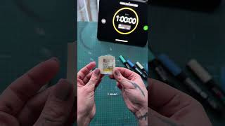 In just one hour 🤯 #illustration #acrylicmarkers #drawing #posca #processart