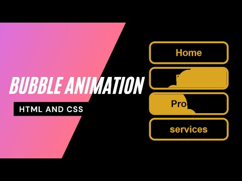 Bubble Animation Button 🔥🔥 using html and css || #CssAnimation