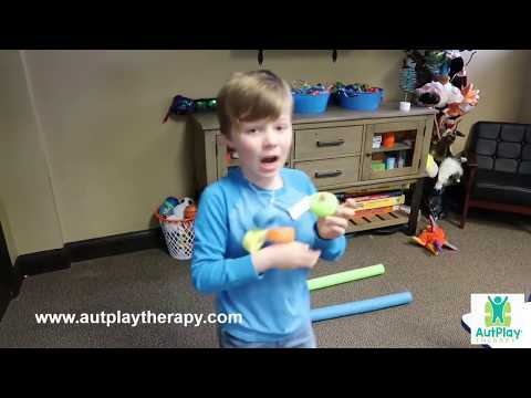 Using Pool Noodles in Play Therapy