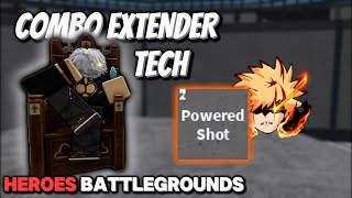 This Combo Extender Tech has a big combo potential... - Roblox Heroes Battlegrounds