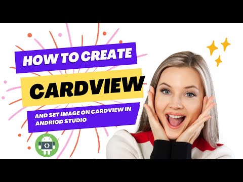 How to create cardview and set image on cardview andriod studio