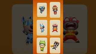 Talking Tom Gold Run Lucky Card All Cards Got Characters #android #gaming