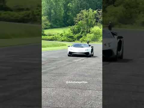 Lamborghini Aventador SV Does a FLY-BY! Beautiful Sound. #lamborghini #automobile