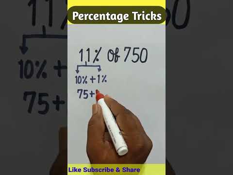 Percentage Trick | percentage trick in hindi | percentage tricks and shortcuts