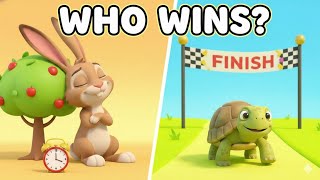 The Tortoise and the Hare Song | Slow and Steady Wins the Race | Moral Stories for Kids | Sing-Song
