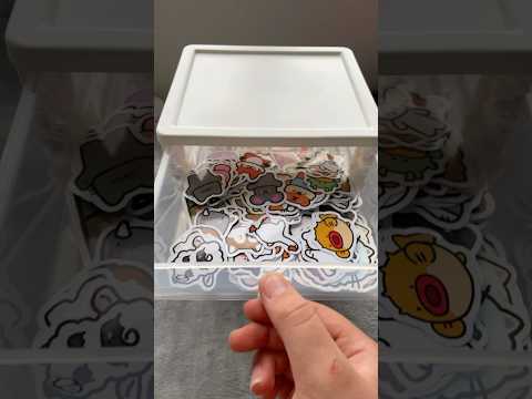 Making a goodie box! #stickers #aestetic #fun