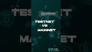Mainnet vs Testnet - Explained in Simple Words #CFJ #Shorts