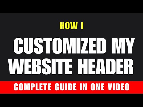 🔥How I Customized My WordPress Header BY MYSELF — Here’s How YOU Can Too! (Full Guide)