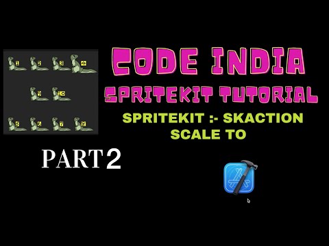 #codeIndia #spritekit #skaction |Scaling animation part 2|