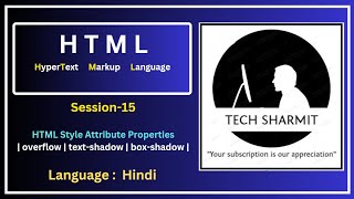 HTML Style Attribute: Overflow, Border, Text Shadow, and Box Shadow (Session-15)