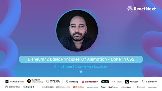 Amit Sheen @  ReactNext '25 | Disney’s 12 Basic Principles Of Animation – Done in CSS
